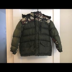 Boys Hunting Camo puffer Jacket warm 8